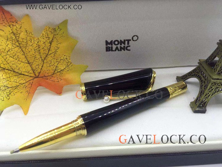 Buy Mont Blanc Fake Pen Montblanc Marilyn Monroe Black Gold Rollerball